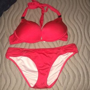 32D Victoria's Secret "Hottie" Halter & bottoms